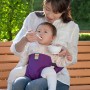 חגורת בטיחות מאובטחת לתינוק עם רצועות למגוון שימושים - צבע שחור