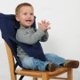 חגורת בטיחות לתינוק עם משענת ורצועות למגוון שימושים - צבע אדום