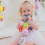 בובת רעשן רכה לפעוטות לתלייה על המיטה בסגנון פיל
