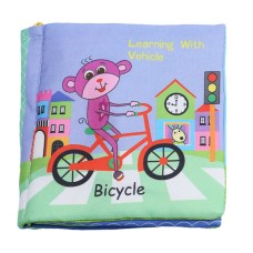 ספר חיות משולב נשכן לתינוקות בסגנון אופניים