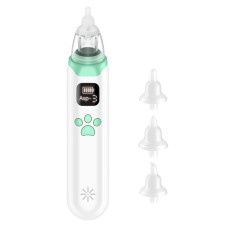 מכשיר חשמלי לניקוי האף ושאיבת נזלת לתינוקות 3 מצבים - צבע לבן