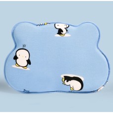 כרית מרופדת ומעוצבת לתינוק בסגנון פינגווין - צבע כחול