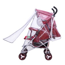כיסוי לעגלת התינוק להגנה מלאה מפני מזג האוויר - עם רוכסן