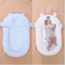 כרית שינה מפנקת ורכה לתינוק לתמיכה מלאה בגוף - צבע תכלת