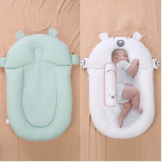כרית שינה מפנקת ורכה לתינוק לתמיכה מלאה בגוף - צבע ירוק