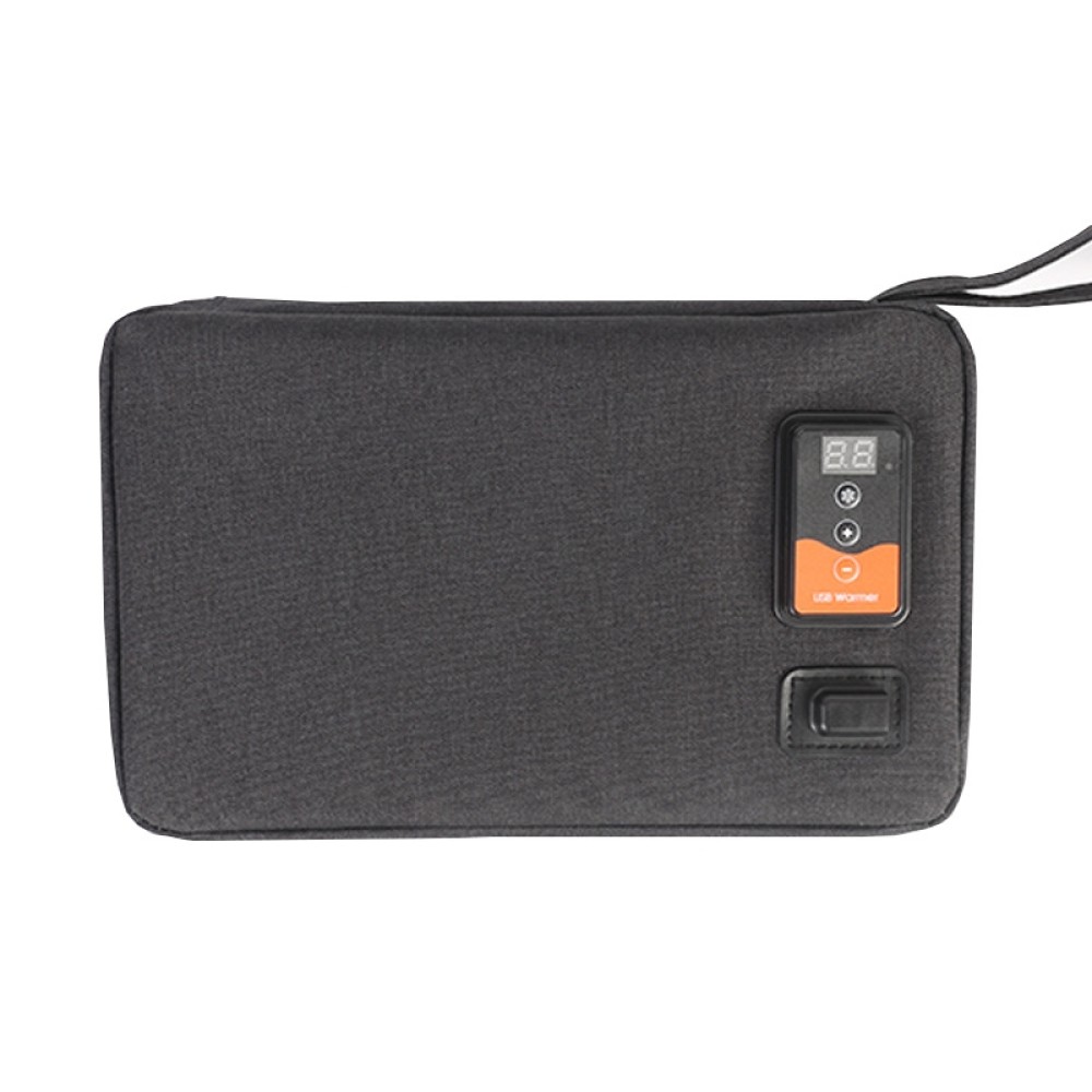 תיק חימום רב שימושי לתינוק עם טעינה חכמה USB לחימום מגבונים  - צבע שחור