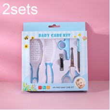 ערכת טיפוח מפנקת ומושלמת לתינוקות 6 פריטים - צבע תכלת