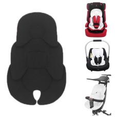 כרית מרופדת לעגלת התינוק ולמושב הבטיחות - צבע שחור