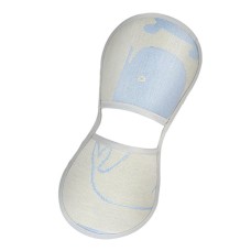 כרית מרופדת להגנה על הזרועות או פני התינוק - צבע כחול