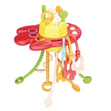 צעצוע פאזל לחיץ ופונקציונלי לתינוק מעוצב בסגנון חרב- צבע אדום