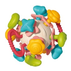 צעצוע להתפתחות התינוק עם כפתורים לחיצים צבעוניים