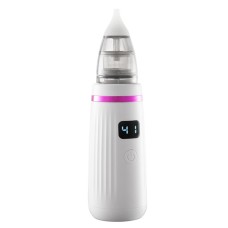 שואב נזלת חשמלי לתינוקות מכשיר נטען עם USB - צבע לבן סגול