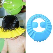 סט 5 יחידות כובע רחצה לילדים להגנה על הפנים והאוזניים בזמן החפיפה - כחול