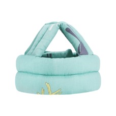 כובע מרופד להגנה על ראש התינוק מפני נפילות - צבע כחול