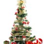 סרט קישוט לעץ חג המולד ולמגוון שימושים עם נצנצים - צבע תכלת 2 מטר