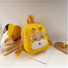 תיק גב מעוצב לגני ילדים עם ציור חמוד - צבי צהוב